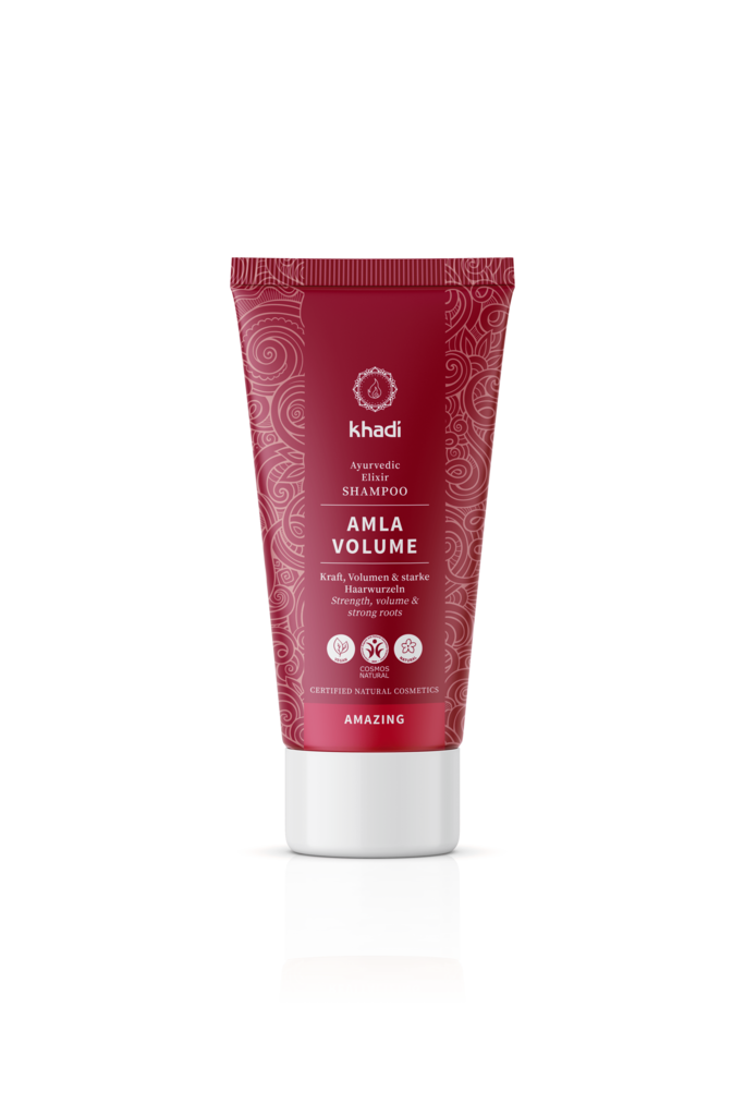 Khadi elixír ŠAMPÓN AMLA OBJEM, 30 ml - cestovní balení - Khadi elixír šampón_Amla objem_30 ml