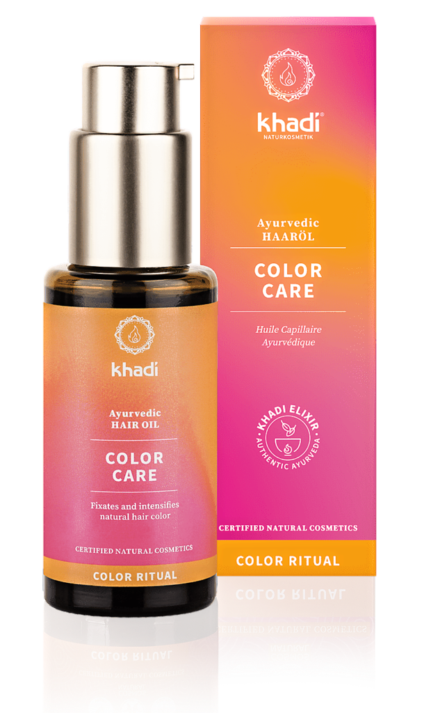 Khadi vlasový olej COLOR CARE - PÉČE O BARVU, 50 ml - Khadi vlasový olej Color Care