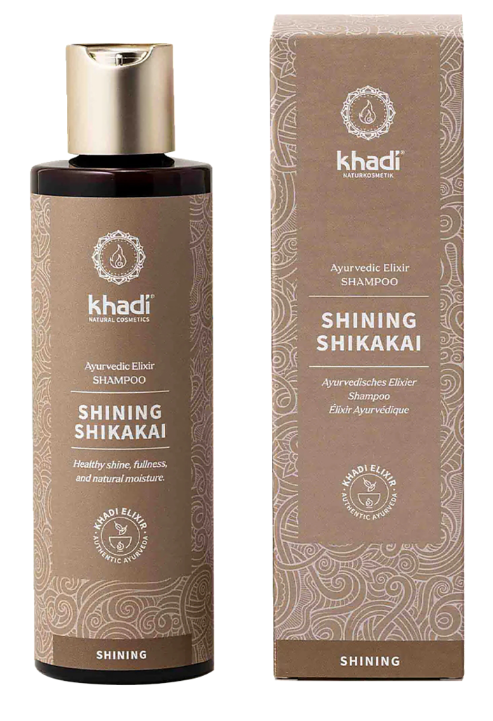 Khadi elixír ŠAMPÓN SHIKAKAI LESK, 200 ml