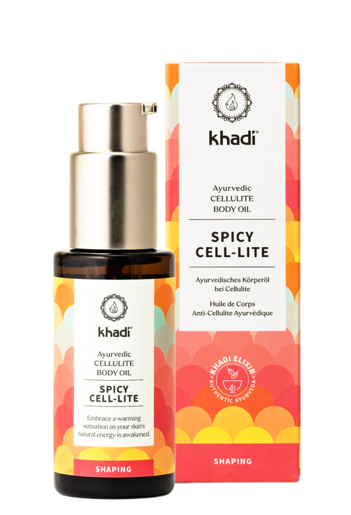 Khadi elixír olej pro pokožku a duši SPICY CELL-LITE - proti celulitidě, 50 ml