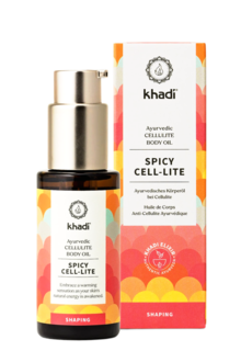 Khadi elixír olej pro pokožku a duši SPICY CELL-LITE - proti celulitidě, 50 ml 