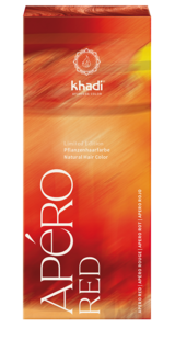 Khadi rostlinná barva na vlasy APÉRO RED - APÉRO ČERVENÁ