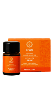 Khadi vlasový olej VITALITA RŮST, 10 ml - cestovní balení
