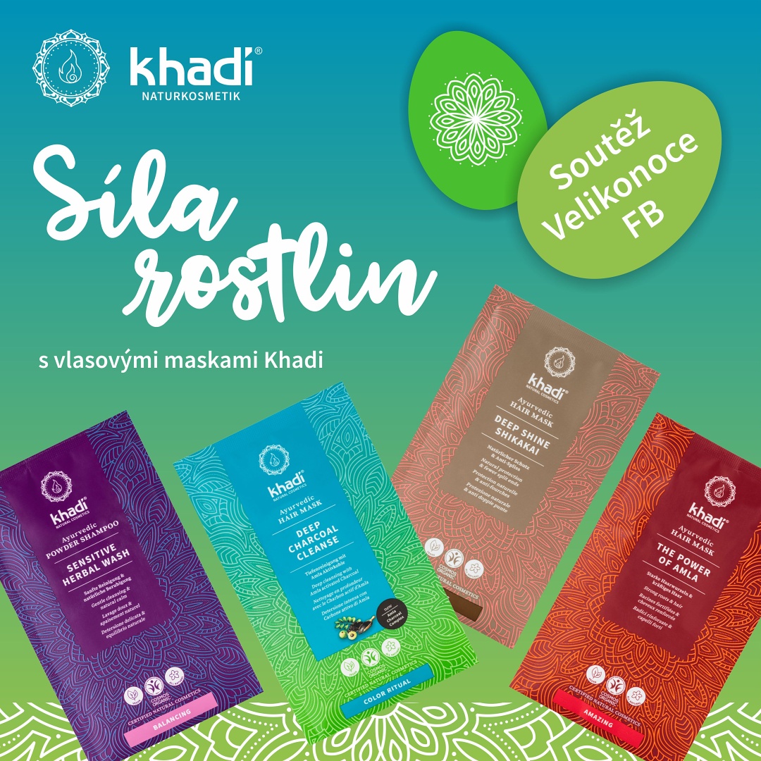 Veľkonočná súťaž o vlasové masky Khadi