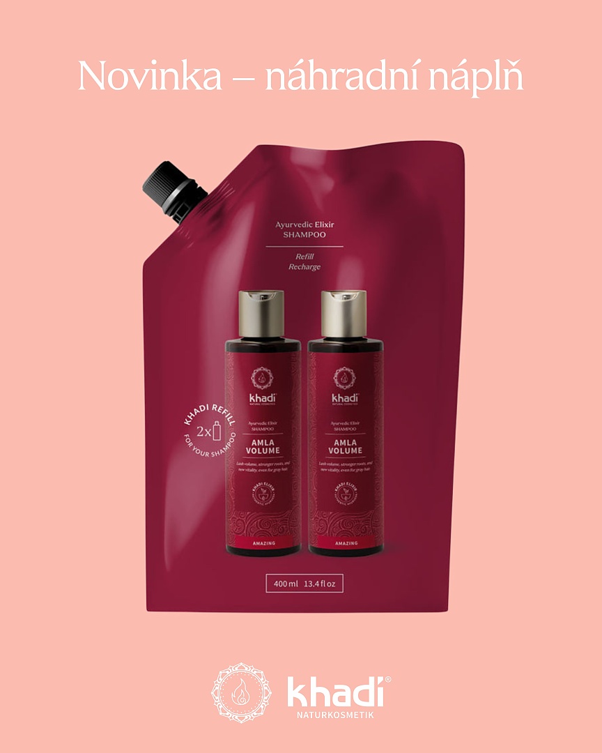 Novinka - Khadi Amla Objem Refill - 400 ml