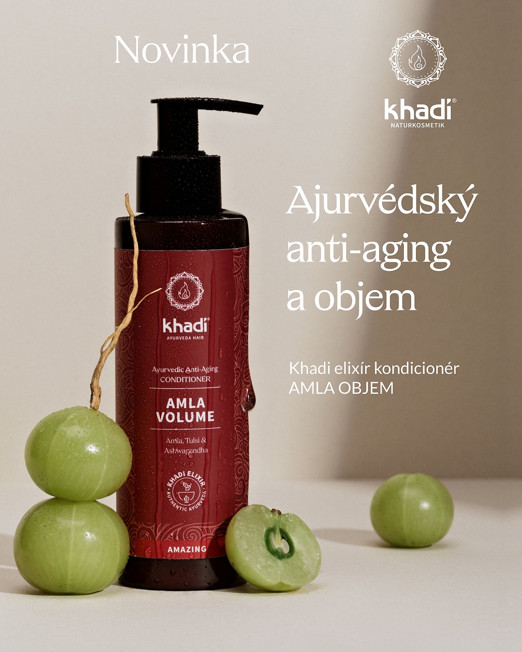 Novinka - elixír kondicionér Amla Objem