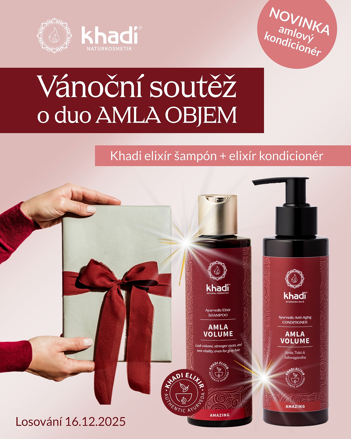 Vánoční soutěže o duo Amla Objem